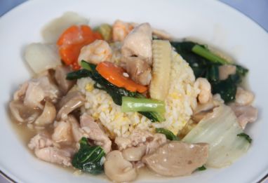 Capcay with Rice - Small Portion